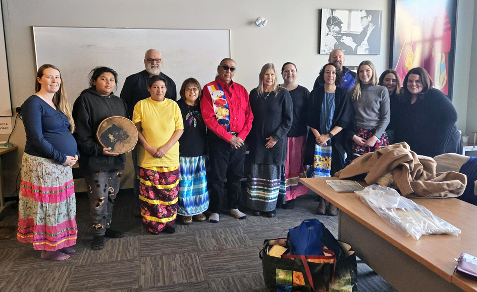 Final feast for naming Thundering Buffalo Lodge